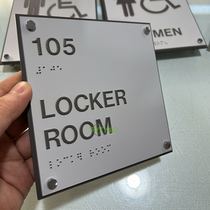 YIYAO Customized Design Office Company Business <strong>Name</strong> <strong>Front</strong> <strong>Door</strong> Signs <strong>Plate</strong> - Product Image 1