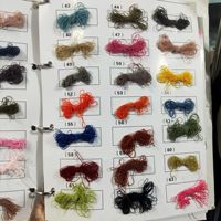 100 #   Fil élastique teint en filé de cœur, recouvert de fil de caoutchouc, technique OE, densité 840D, pour tricot et tissage, en stock