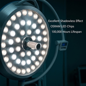 Lámpara Quirúrgica LED de Techo 700/500 sin Sombra con LED OSRAM y Cámara HD HIKVISION <span class=keywords><strong>para</strong></span> Quirófano de Hospital - Product Image 6