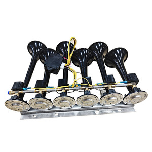 12V 24V <span class=keywords><strong>trompeta</strong></span> tubo <span class=keywords><strong>de</strong></span> metal bocina <span class=keywords><strong>de</strong></span> aire Linda melodía más nuevo 6 tubos con control remoto para autobús camión coche bocina <span class=keywords><strong>de</strong></span> aire musical - Product Image 2