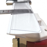 Porte-étiquettes pour la supermarché, en plastique Pvc, pour bandes de données, 1 pièce