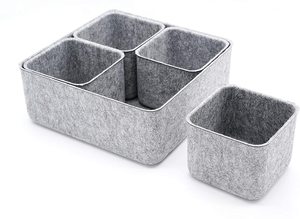 Xu Hướng Sản Phẩm <span class=keywords><strong>2025</strong></span> <span class=keywords><strong>New</strong></span> Arrivals Hot Cảm Thấy Văn Phòng Ngăn Kéo Tổ Chức Sâu Thùng Vẽ Tổ Chức Cảm Thấy Lưu Trữ <span class=keywords><strong>Bin</strong></span> - Product Image 2