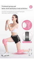 Genouillères de pole dance avec rembourrage épais en éponge, écologiques, respirantes, avec grip en gel et protection en silicone adhésif