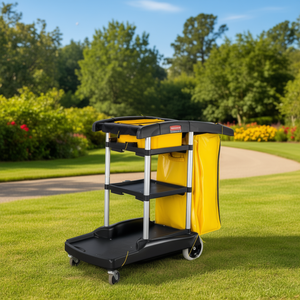 Carrello Multiuso 128 L ad Alta Capacità con Sacchi Portaoggetti per Uso Domestico e Commerciale - Product Image 3