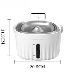 Bebedero Automático <span class=keywords><strong>para</strong></span> Mascotas de 2L, Acero Inoxidable y Plástico, Doble Alimentación, Sensor de Movimiento Inalámbrico, Impermeable, con Filtro y Batería - Product Image 2