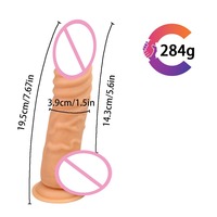 Venta al por mayor de consoladores de silicona realistas, flexibles, suaves, portátiles e impermeables para hombres y mujeres.