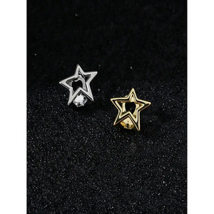 Grillz dentaire Star en or et argent, design géométrique, unisexe, pour usage quotidien, grillz de qualité supérieure - Product Image 2