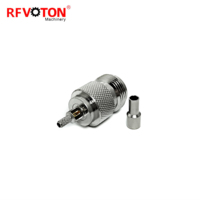 Connecteur à sertir femelle de type N pour câble RG316 RG174 LMR100, connecteurs coaxiaux RF en stock, fourni par l'usine
