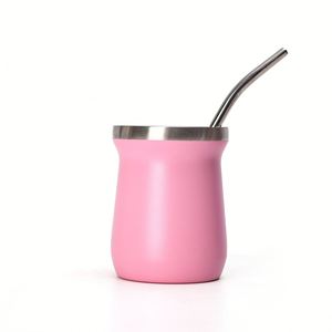 Vaso Mate de Acero Inoxidable Ligero de 8oz (171g) con Tapa, Taza de Té con Aislamiento al Vacío de Doble Pared - Product Image 2