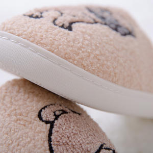 <span class=keywords><strong>Pantofole</strong></span> Personalizzate da Donna per Casa, Morbide e Pelose, Invernali, alla Moda, con Ricamo di Animali Cani e Gatti - Product Image 5