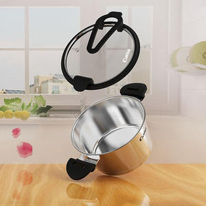 Juego de ollas de cocina de acero inoxidable Homeuse, juego de ollas de aluminio Cooklover - Product Image 4