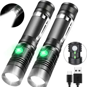 Helius High Power Rechargeable Zoom Focus T6 Carry Light Tactical Flashlight Camping Emergency LED Flashlight