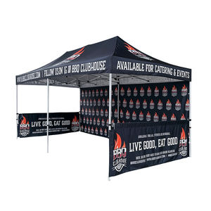 Tenda per Fiere e Mercati Resistente con Logo Personalizzato 10X10Ft Gazebo Pop-up Tenda Pieghevole - Product Image 1