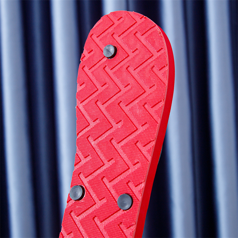 Summer Rubber Thong Slipper Indoor Outdoor PVC Flip-flops Slippers Men Wholesale