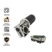 Kustomisasi Profesional Motor DC 24V Pengurang Kecepatan Tahan Air IP67 Efisiensi Tinggi Standar Daya Keluaran 900W Worm Gearbox