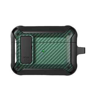 Étui <span class=keywords><strong>Airpods</strong></span> 3 Pro en Fiber de <span class=keywords><strong>carbone</strong></span>, design luxueux, boîtier de protection pour écouteurs sans fil - Product Image 1