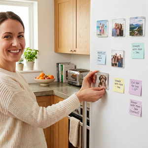 Transparent Waterproof Fridge Magnet Scratch Resistant Photo <b>Frame</b> <b>Magnetic</b> Acrylic Fridge Magnet for Bulk Supply - Product Image 6