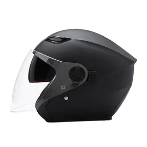 Dot Standard Motorcycle Half Face Moto Retro Helmet