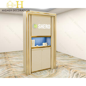 Vetrina di gioielli di marca personalizzata vetrina per gioielli in vetro facile da pulire vetrina vetrina per gioielli in legno per la vendita - Product Image 3