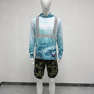 Sudadera con Capucha RISE para Pesca Nocturna para Hombre, Manga Larga, UPF 50+, con Banda Reflectante para Actividades al Aire Libre, Segura - Product Image 2