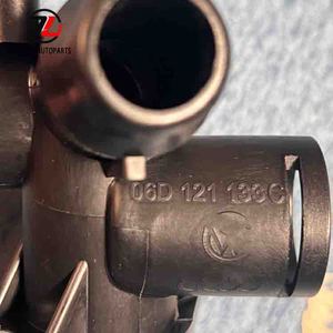 Pipa Air Mesin Flensa Pendingin Pipa Air OEM 06D121133C 06D 121 133 C untuk Au-di A4 S4 - Product Image 2