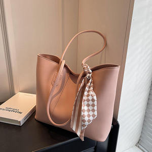 กระเป๋าถือผู้หญิงขนาดใหญ่, กระเป๋าสะพายหนังผู้หญิง, กระเป๋าโท้ทสไตล์เกาหลี - Product Image 2