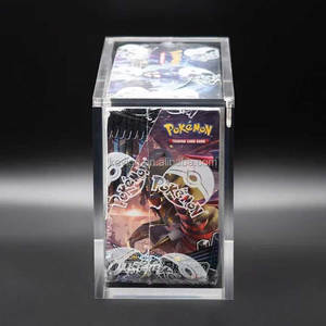 Bán buôn tùy chỉnh vuông Acrylic pokemoon Booster hộp Elite huấn luyện viên rõ ràng Acryl thẻ Trường hợp với nắp từ hiện đại phong cách di động - Product Image 5