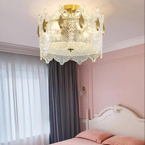 Lámpara colgante de boda para hotel de interior de nuevo estilo del fabricante, lámpara de techo LED de cristal nórdico moderno, interruptor de bronce certificado AC UL - Product Image 5