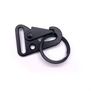 25Mm Zinklegering Olecranon Gesp Ringband Mat Zwart 1Inch Clip Adelaar Snavel Hk Haak Hk Sling Clips