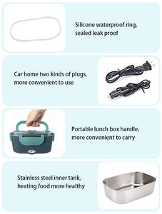 Hot Electric <b>Lunch</b> Box Handbag Tableware <b>Lunch</b> <b>Set</b> of <b>Lunch</b> Box Children Adult Bento Box - Product Image 3