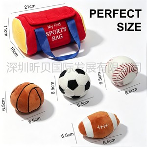 Baby Sports Bag Stuffed Plush Play Set Baby Gift Toys for <b>Toddler</b> Sensory Toys - Product Image 3
