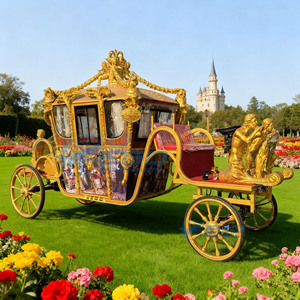 Calèche électrique personnalisable pour visites touristiques, calèche électrique pour mariage royal, transport spécial, calèche royale à chevaux - Product Image 4