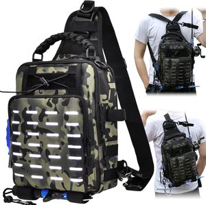 Échantillon gratuit de sac à dos de matériel de pêche avec porte-cannes, 4 boîtes de matériel, grand sac de rangement de 45L pour matériel de pêche - Product Image 2