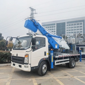 Camión con Plataforma de Trabajo Aéreo HOWO 4x2, Altura de Trabajo de 28 m, Capacidad de Carga de 200 kg, Camión con Elevador Aéreo - Product Image 1
