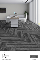 Karpet Gaya Mewah dan Modern 33*100 cm Karpet Lantai Modular Karpet Kantor Komersial untuk Penggunaan Hotel, Rumah, dan Apartemen