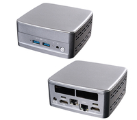 Mini PC de Escritorio Intel 13ª y 12ª Gen Core I3 I5 I7 con Doble LAN 2*DDR5 16GB RAM 256GB SSD 2HD/2Tipo-C X86 Nuc para Negocios