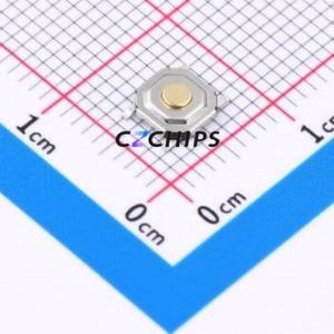 G4B152412 Tactile Switch SMD-4P,5.2x5.2mm Switch Single Pole Single Throw Round Button 1.6N 5.2mm - Product Image 1