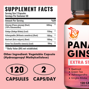 Prix de gros : Capsules de Panax et de gingembre avec Ashwagandha – Complément Herbal pour un sommeil sain et l'amélioration du système immunitaire - Product Image 3