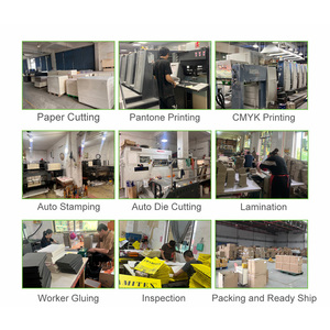 맞춤형 럭셔리 친환경 재활용 플랫 박스 콘택트 렌즈 선물 상자 단단한 회색 판지 마그네틱 클로저 골드 엠보싱 - Product Image 6