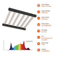Tritile 360W Volspectrum Dimbare 6-Bar Plantenlamp PPF 1008umol/s 2.8umol/J Indoor Hydroponische Kas LED Kweeklamp