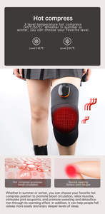 US-Bestseller Wiederaufladbarer Elektrischer Kniemassagegerät mit Wärme und Vibration zur Schmerzlinderung - Product Image 2