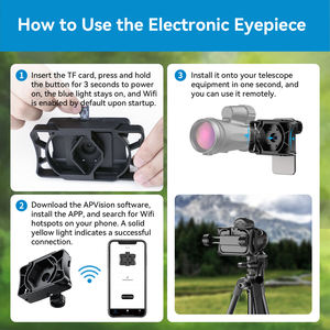 Apexel nouveau connecteur d'oculaire de <span class=keywords><strong>téléphone</strong></span> d'adaptateur de Smartphone lancé pour la longue-vue monoculaire binoculaire - Product Image 5