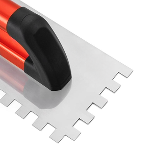 Truelle <span class=keywords><strong>de</strong></span> plâtrage en acier inoxydable étendue <span class=keywords><strong>de</strong></span> 480mm avec dents carrées <span class=keywords><strong>de</strong></span> 12mm, grattoir à mortier - Product Image 3