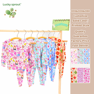 Thời trang mùa hè phong cách Scotland với họa tiết tre in hình, bộ quần áo dành cho chị em và anh em, cửa hàng thời trang trẻ em. - Product Image 1