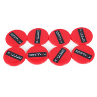Jetons ronds en plastique avec logo en relief personnalisé