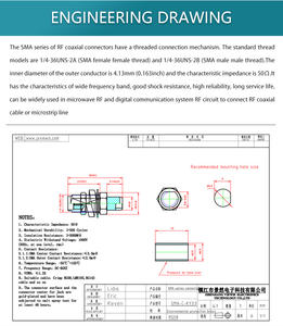 מכירת סדרה בתפזורת סדרה מחברים rf מחברים rf coaxial עבור מחבר sa נקבה מקשקש crimp rg58 מחבר ציפוי זהב כבל מחבר - Product Image 6
