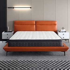 <span class=keywords><strong>Matelas</strong></span> King Size en tissu tricoté <span class=keywords><strong>Matelas</strong></span> en mousse à mémoire de forme en gel haute <span class=keywords><strong>densité</strong></span> <span class=keywords><strong>Matelas</strong></span> enroulé dans une boîte à ressorts ensachés - Product Image 4