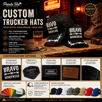 Casquette Trucker Unisexe Personnalisée Euro Performance Center Broderie 5 Panneaux Structurée avec Dos en Maille Respirante – Vente en Gros