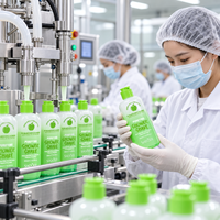 Gel Douche Pomme Verte en Gros OEM & ODM 300ml pH Équilibré Nettoyant Doux au Beurre de Karité, Aloe Vera et Niacinamide
