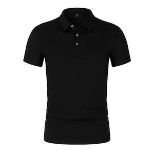 Design Promotion Custom <b>Cheap</b> 220g 100% Cotton for Polo Shirt Basic <b>Light</b> Black Youth Short Sleeve Office Uniform for Autumn Ba - Product Image 1